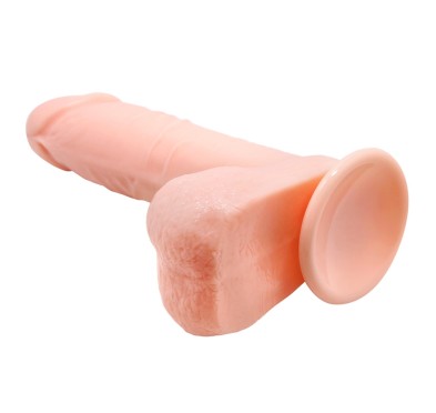 Realistyczne miękkie dildo z przyssawką 19,5 cm